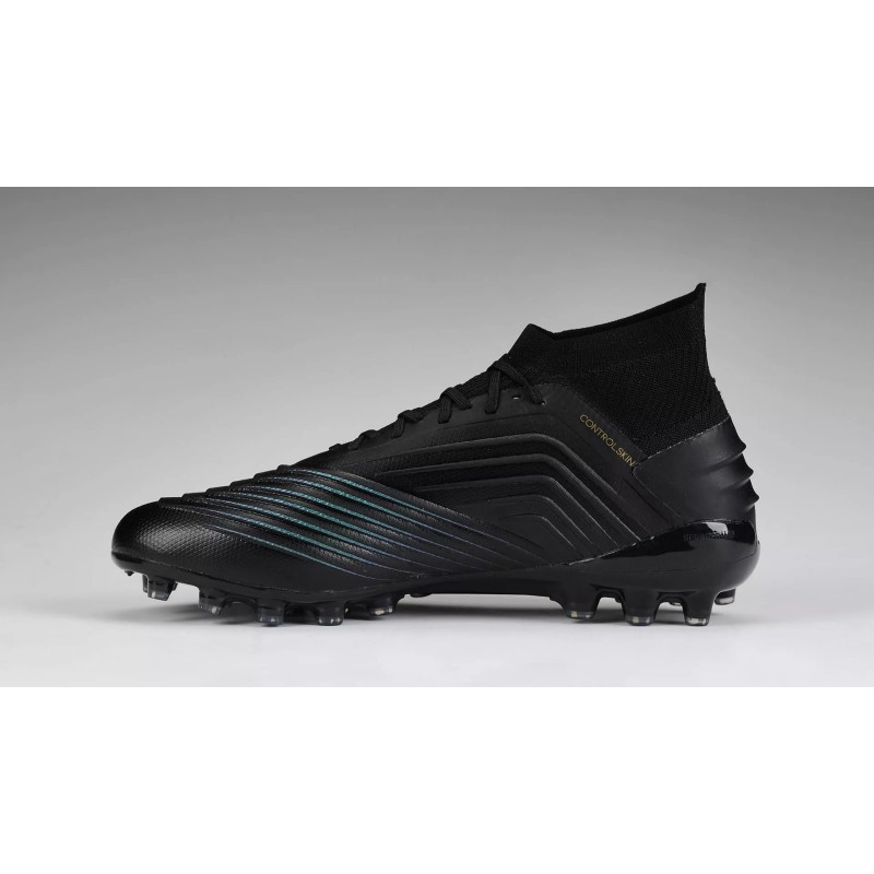 Botas de Fútbol Adidas Predator 19.1 AG Hombre Negro / Blanco / Plateado / Azul / Rojo (#39~#45)