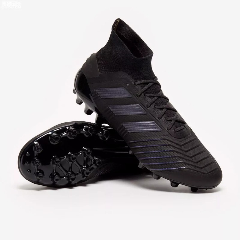 Botas de Fútbol Adidas Predator 19.1 AG Hombre Negro / Blanco / Plateado / Azul / Rojo (#39~#45)