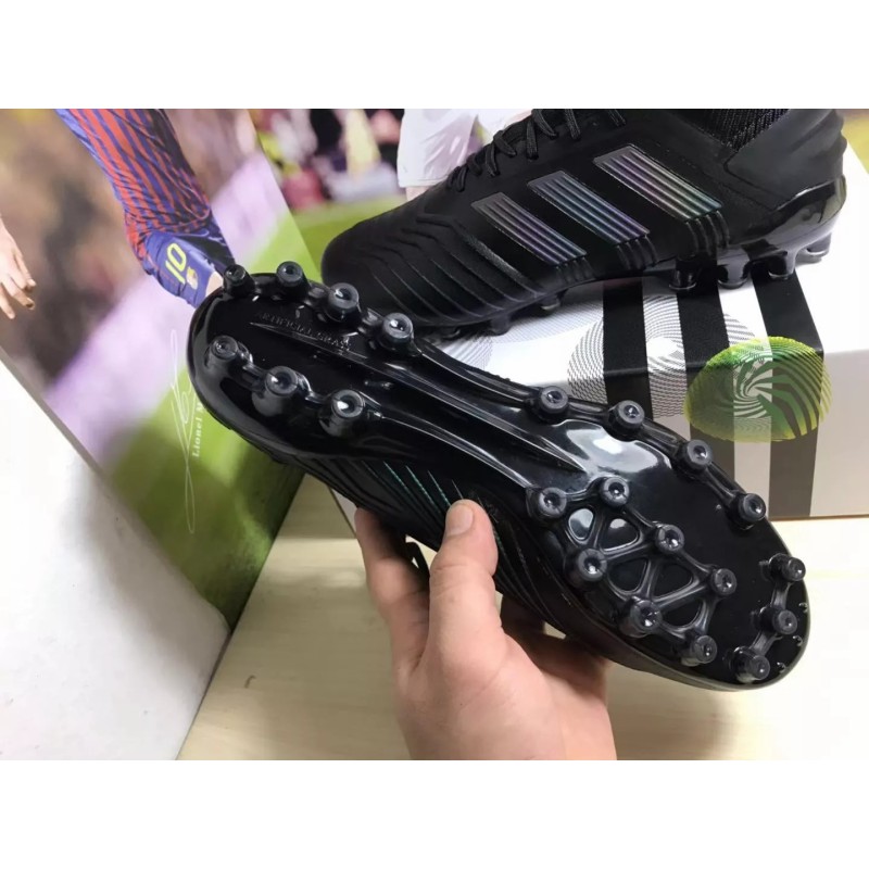 Botas de Fútbol Adidas Predator 19.1 AG Hombre Negro / Blanco / Plateado / Azul / Rojo (#39~#45)