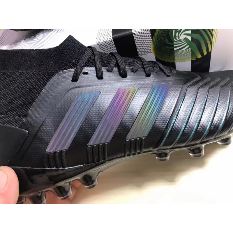 Botas de Fútbol Adidas Predator 19.1 AG Hombre Negro / Blanco / Plateado / Azul / Rojo (#39~#45)