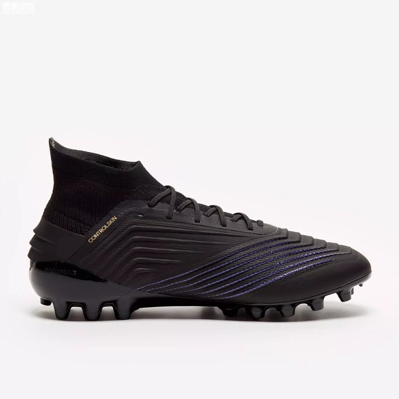Botas de Fútbol Adidas Predator 19.1 AG Hombre Negro / Blanco / Plateado / Azul / Rojo (#39~#45)