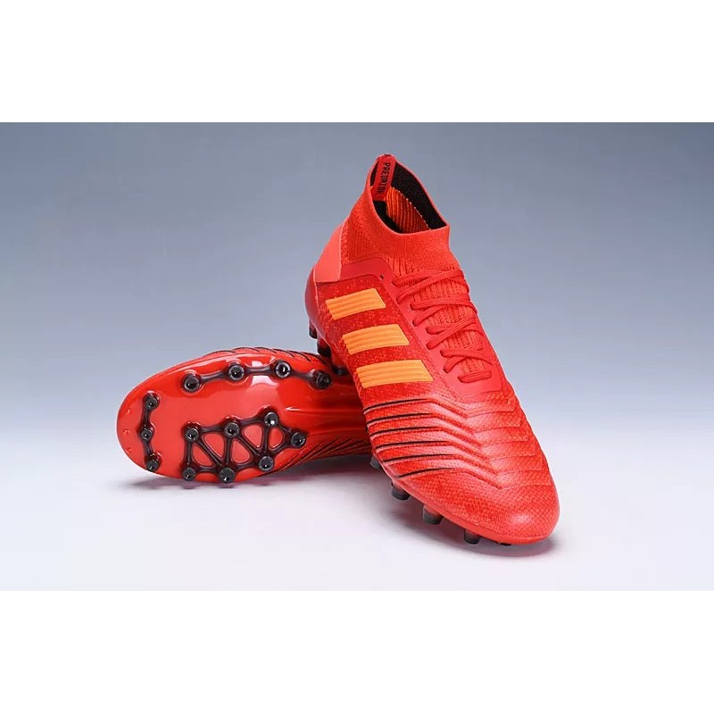 Botas de Fútbol Adidas Predator 19.1 AG Hombre Blanco / Azul / Rojo / Plateado (#38~#45)