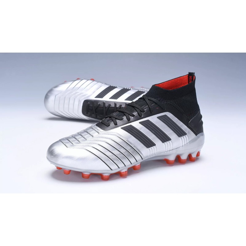 Botas de Fútbol Adidas Predator 19.1 AG Hombre Blanco / Azul / Rojo / Plateado (#38~#45)