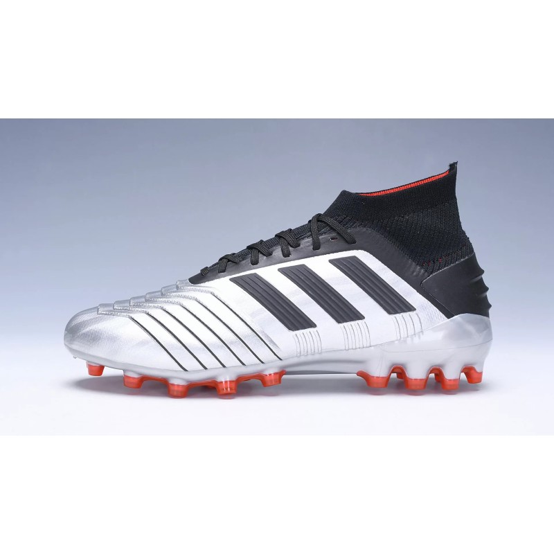 Botas de Fútbol Adidas Predator 19.1 AG Hombre Plateado (#38~#45)