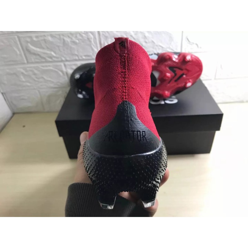 Botas de Fútbol Adidas Predator Mutator 20.1 FG Human Race Hombre Negro&Rojo (#39~#45)