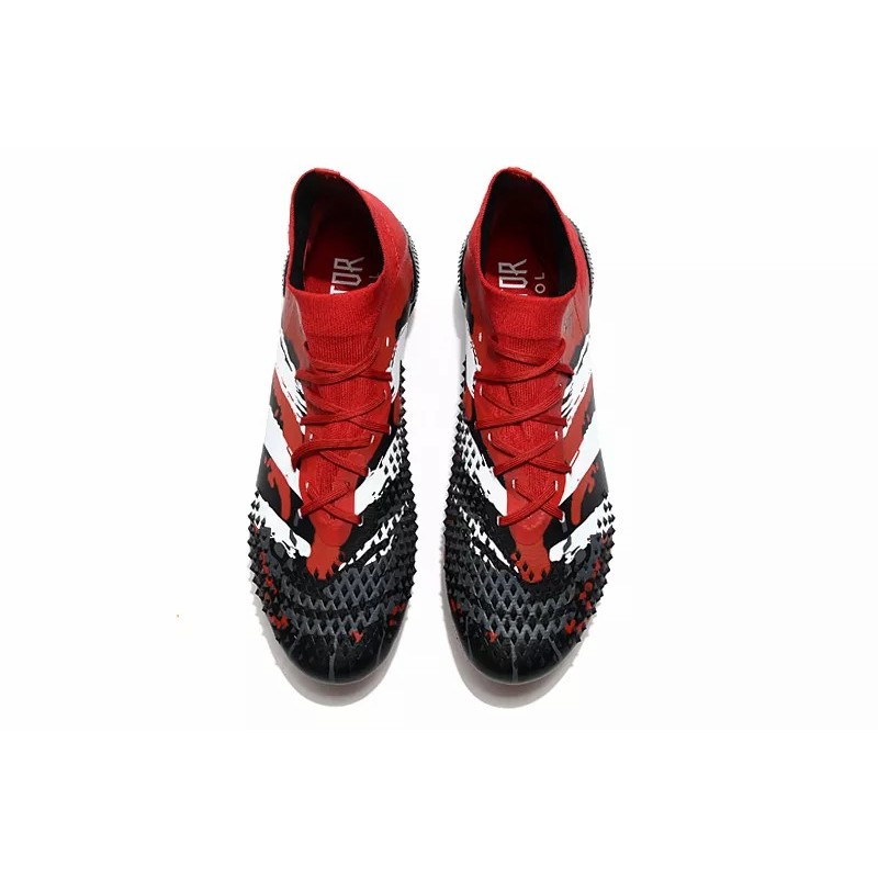 Botas de Fútbol Adidas Predator Mutator 20.1 FG Human Race Hombre Negro&Rojo (#39~#45)