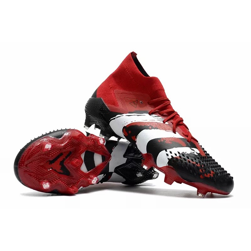 Botas de Fútbol Adidas Predator Mutator 20.1 FG Human Race Hombre Negro&Rojo (#39~#45)