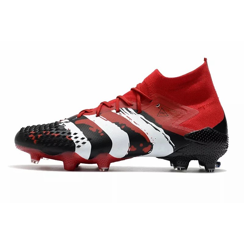 Botas de Fútbol Adidas Predator Mutator 20.1 FG Human Race Hombre Negro&Rojo (#39~#45)