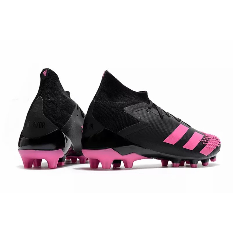 Botas de Fútbol Adidas Predator Mutator 20.1 AG FG Hombre Negro&Rosa (#39~#45)