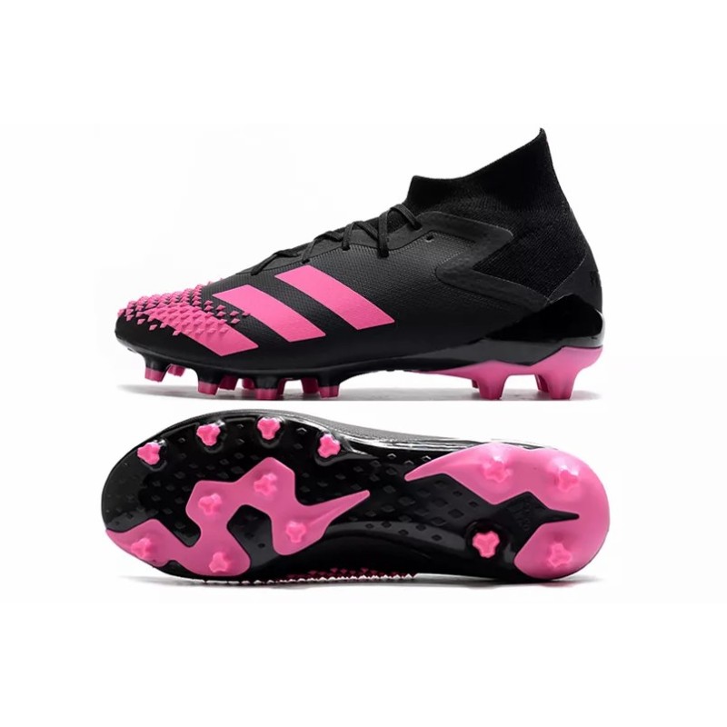 Botas de Fútbol Adidas Predator Mutator 20.1 AG FG Hombre Negro&Rosa (#39~#45)