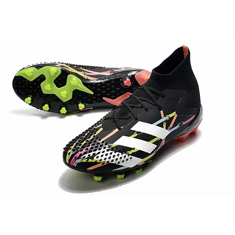 Botas de Fútbol Adidas Predator Mutator 20.1 AG FG Hombre Negro / Blanco (#39~#45)