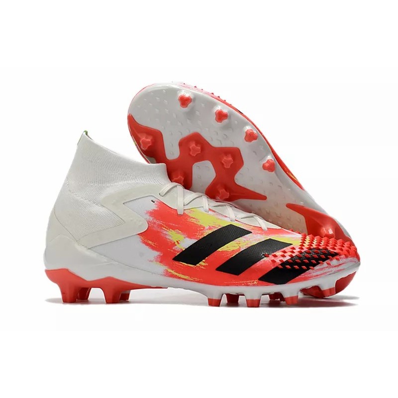 Botas de Fútbol Adidas Predator Mutator 20.1 AG FG Hombre Negro / Blanco (#39~#45)