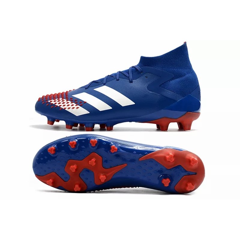 Botas de Fútbol Adidas Predator Mutator 20.1 AG FG Hombre Azul / Negro (#39~#45)