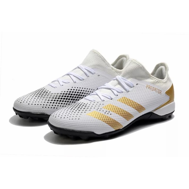 Botas de Fútbol Adidas Predator 20.3 L TF Hombre Blanco&Dorado (#39~#45)