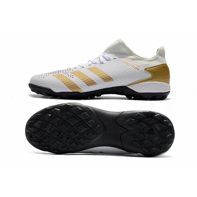 Botas de Fútbol Adidas Predator 20.3 L TF Hombre Blanco&Dorado (#39~#45)
