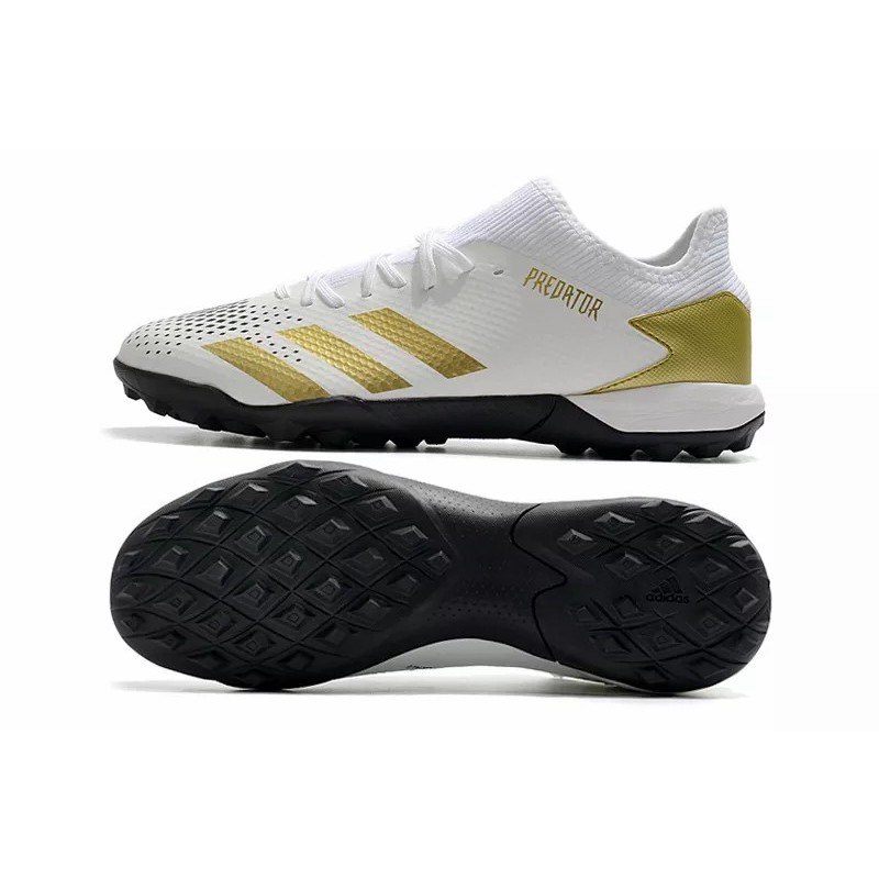 Botas de Fútbol Adidas Predator 20.3 L TF Hombre Blanco&Dorado / Beige&Rojo (#39~#45)