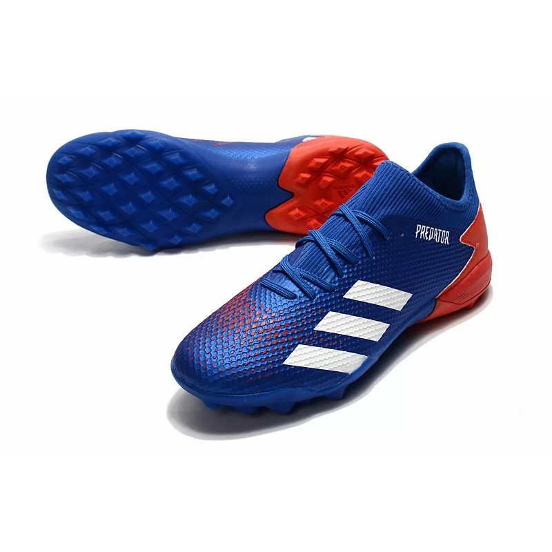 Botas de Fútbol Adidas Predator 20.3 L TF Hombre Negro&Rosa / Azul Marino / Blanco&Rojo / Azul Claro / Gris / Negro Puro / Blanco&Naranja / Negro con Letras Doradas / Naranja / Gris / Negro&Rojo (#39~#45)