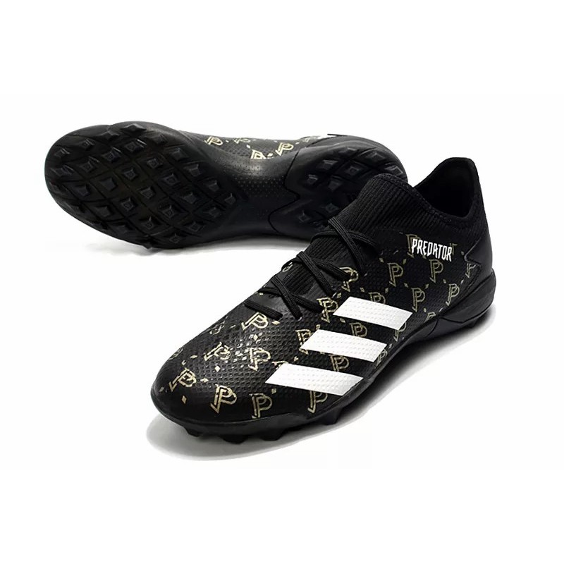 Botas de Fútbol Adidas Predator 20.3 L TF Hombre Negro Puro / Blanco / Negro con Letras Doradas / Naranja / Azul / Negro&Rojo (#39~#45)
