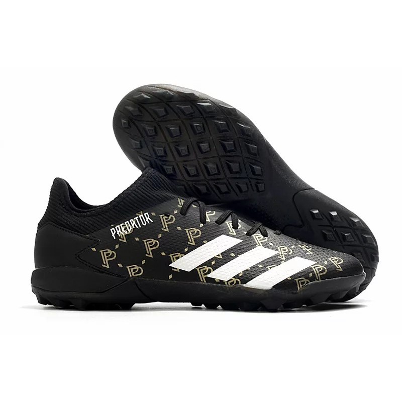 Botas de Fútbol Adidas Predator 20.3 L TF Hombre Negro Puro / Blanco / Negro con Letras Doradas / Naranja / Azul / Negro&Rojo (#39~#45)