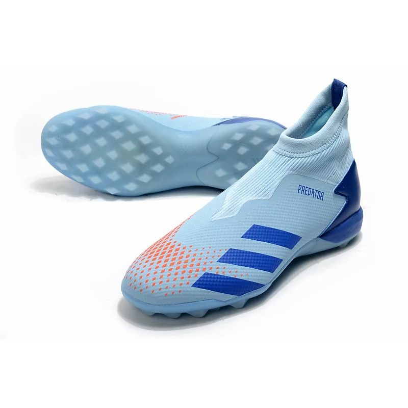 Botas de Fútbol Adidas Predator 20.3 Laceless TF Hombre Naranja / Azul Claro / Azul / Negro / Rojo (#39~#45)