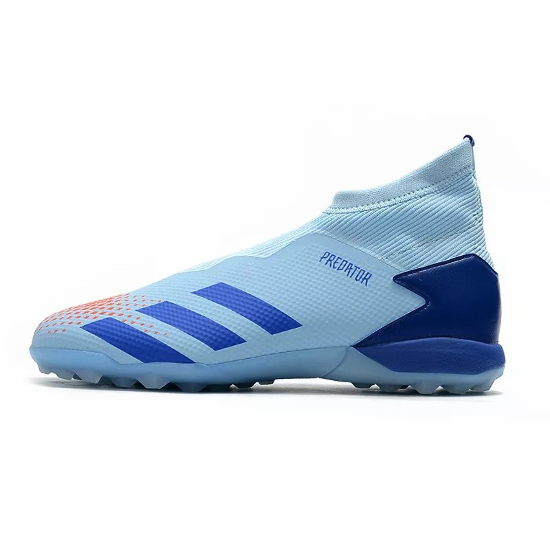 Botas de Fútbol Adidas Predator 20.3 Laceless TF Hombre Naranja / Azul Claro / Azul / Negro / Rojo (#39~#45)