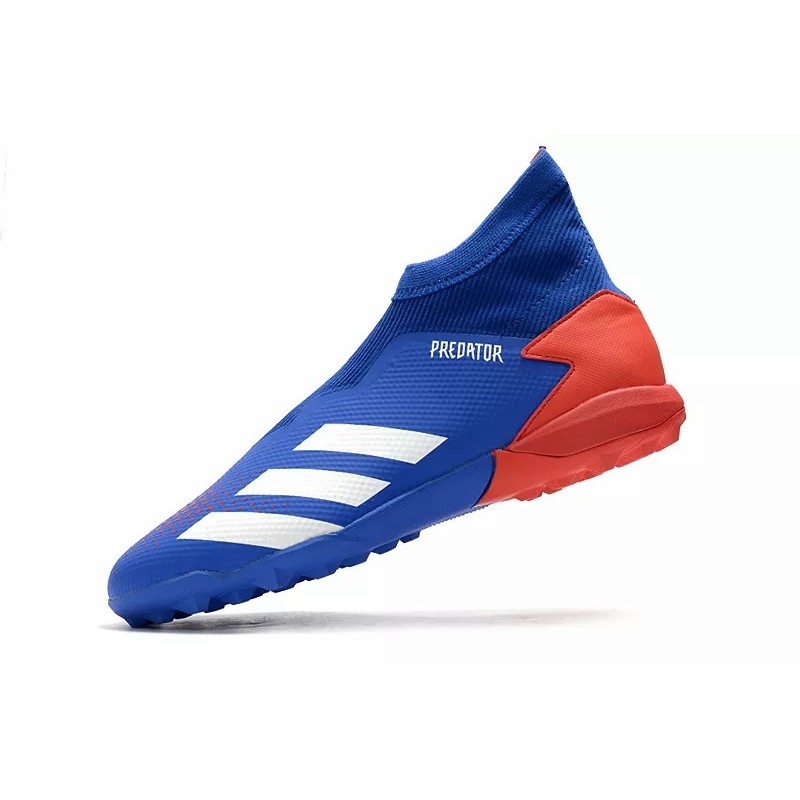 Botas de Fútbol Adidas Predator 20.3 Laceless TF Hombre Naranja / Azul Claro / Azul / Negro / Rojo (#39~#45)