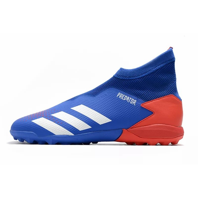 Botas de Fútbol Adidas Predator 20.3 Laceless TF Hombre Naranja / Azul Claro / Azul / Negro / Rojo (#39~#45)