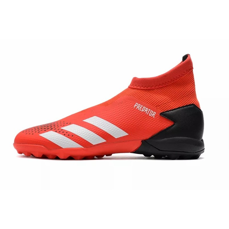 Botas de Fútbol Adidas Predator 20.3 Laceless TF Hombre Naranja / Azul Claro / Azul / Negro / Rojo (#39~#45)