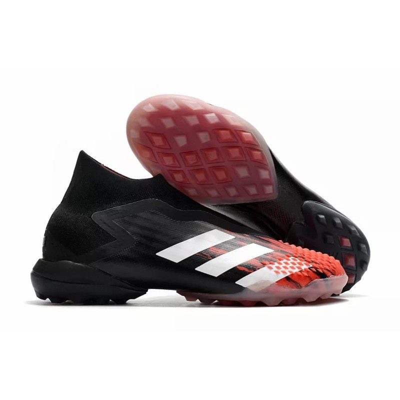 Botas de Fútbol Adidas Preator Mutator 20 TF Hombre Negro&Rojo (#39~#45)