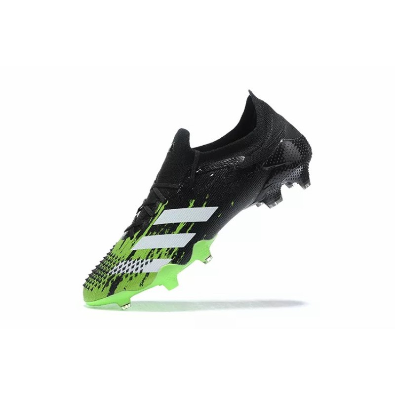 Botas de Fútbol Adidas Predator Mutator 20.1 Bajo FG Hombre Negro&Verde (#39~#45)