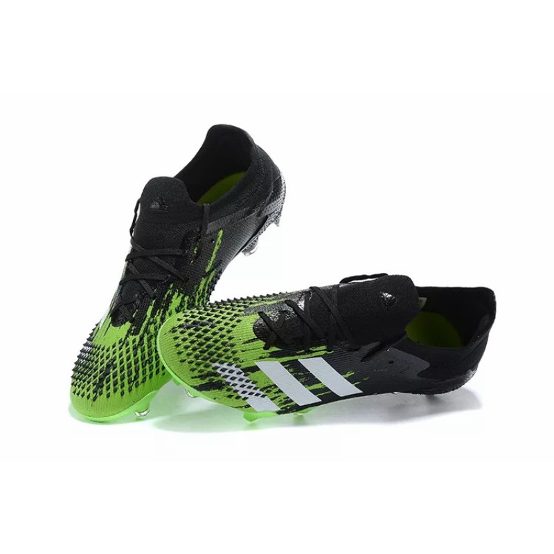 Botas de Fútbol Adidas Predator Mutator 20.1 Bajo FG Hombre Negro&Verde (#39~#45)
