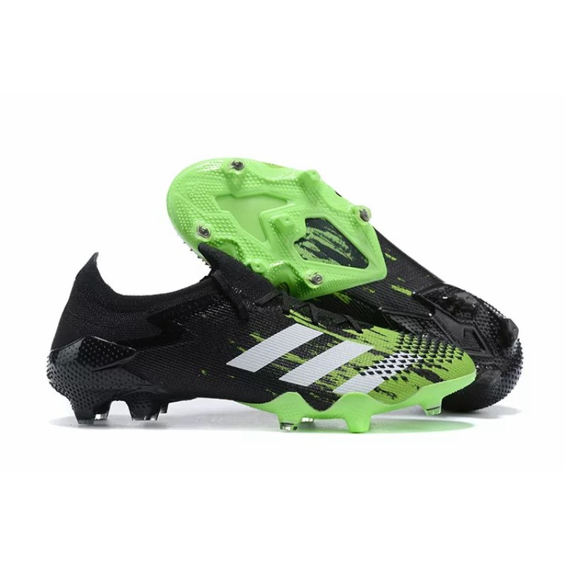 Botas de Fútbol Adidas Predator Mutator 20.1 Bajo FG Hombre Negro&Verde (#39~#45)