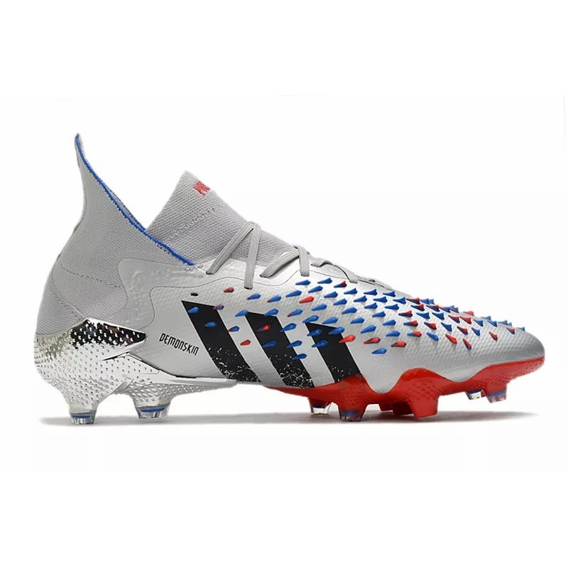 Botas de Fútbol Adidas Predator Freak .1 FG Hombre Plateado (#39~#45)