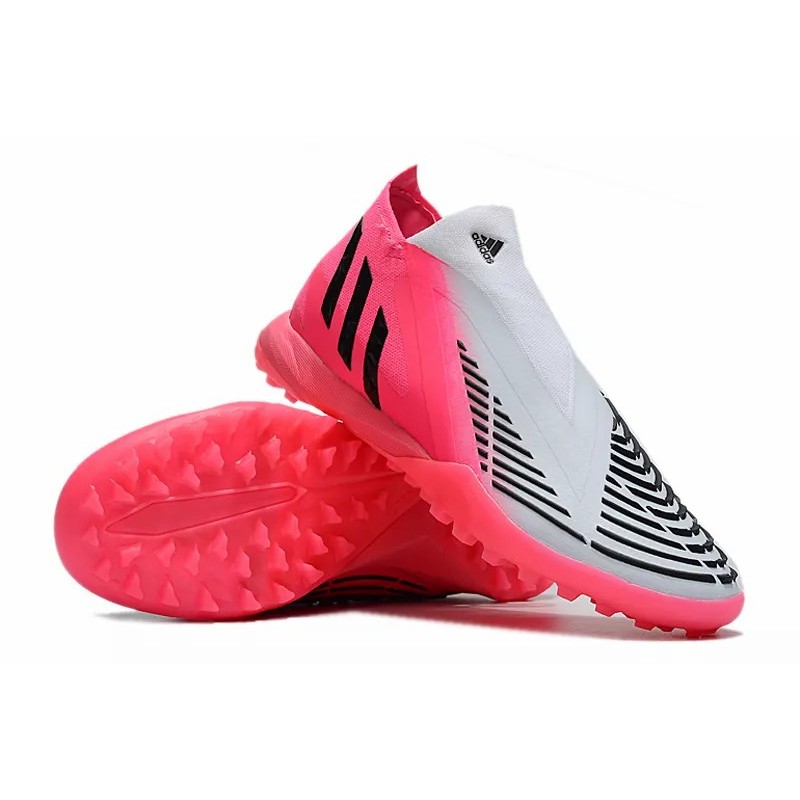 Botas de Fútbol Adidas Predator Edge 1 TF MD Blanco&Rosa (#38~#45)