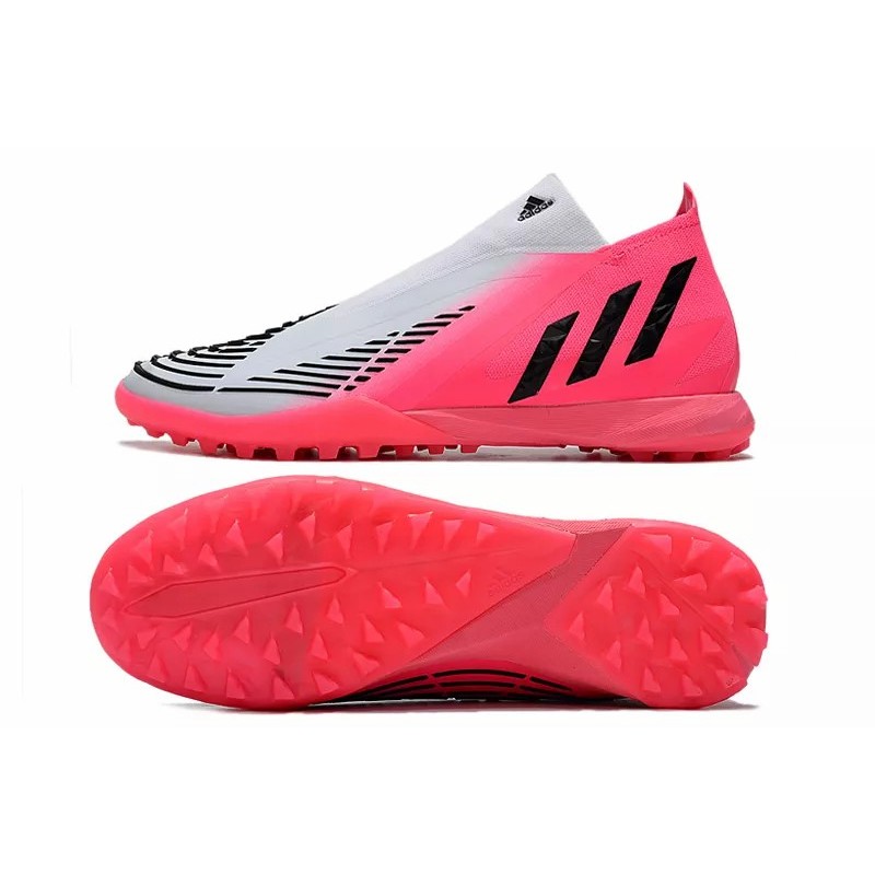 Botas de Fútbol Adidas Predator Edge 1 TF MD Blanco&Rosa (#38~#45)