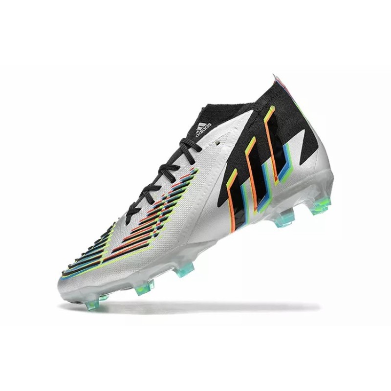 Botas de Fútbol Adidas Predator Edge Geometric.1 FG Hombre Plateado (#39~#45)