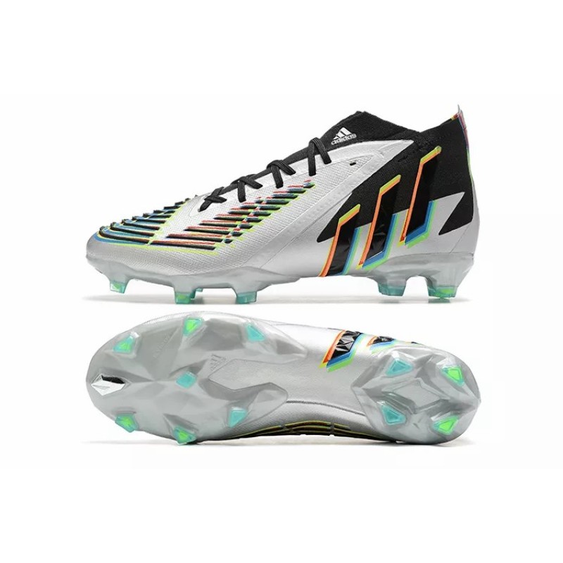 Botas de Fútbol Adidas Predator Edge Geometric.1 FG Hombre Plateado (#39~#45)