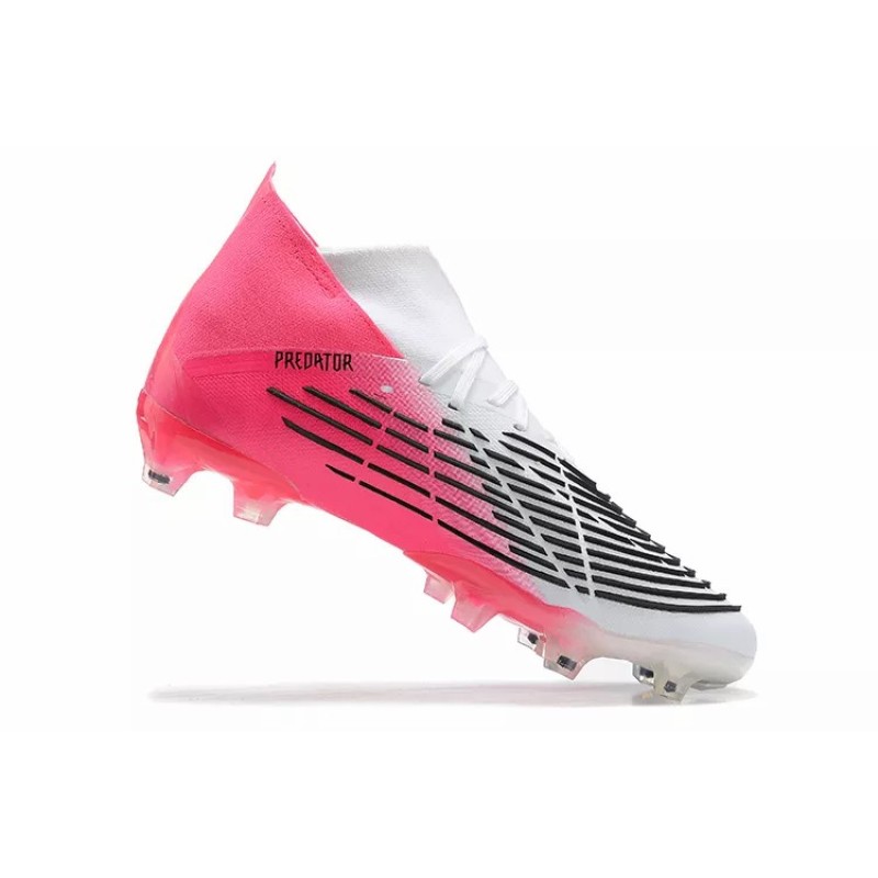 Botas de Fútbol Adidas Predator Edge Geometric.1 FG Hombre Blanco&Rosa (#39~#45)