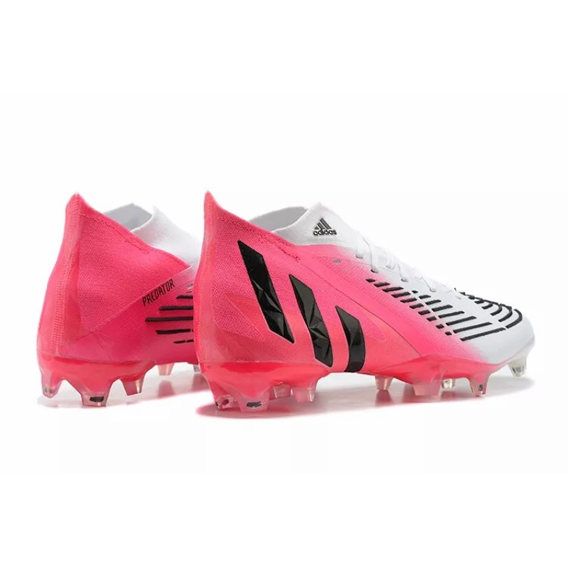 Botas de Fútbol Adidas Predator Edge Geometric.1 FG Hombre Blanco&Rosa (#39~#45)