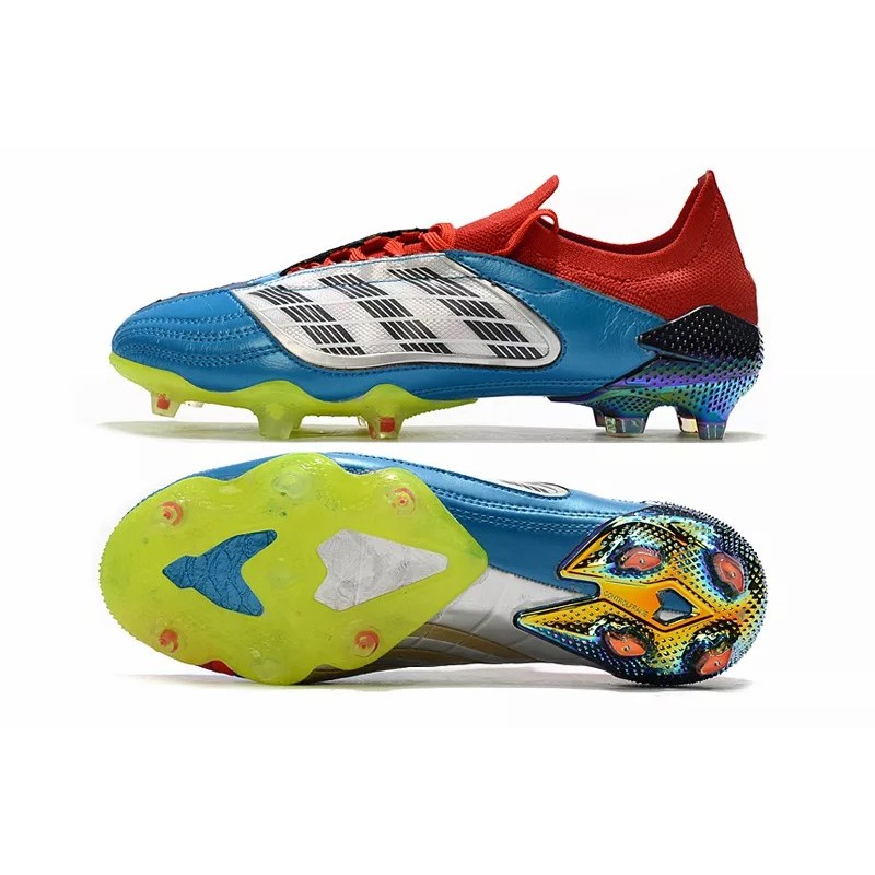 Botas de Fútbol Adidas Predator Archive Limited Edition FG Hombre Rojo / Naranja / Negro / Azul / Blanco (#39~#45)