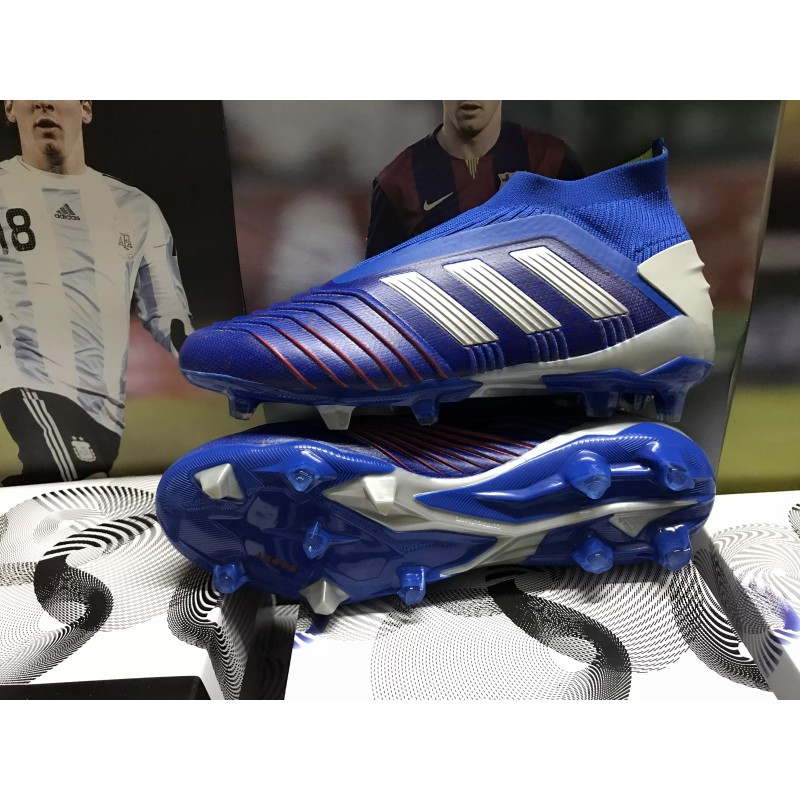 Botas de Fútbol Adidas Predator 19 FG Unisex Azul (#35~#45)