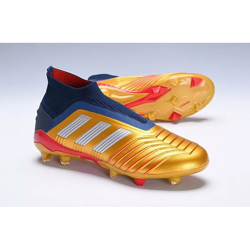 Botas de Fútbol Adidas Predator 19 FG+DBZZ Unisex Dorado (#35~#46)