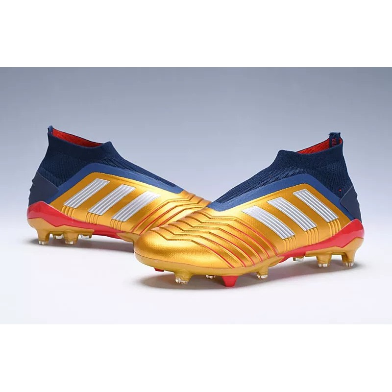 Botas de Fútbol Adidas Predator 19 FG+DBZZ Unisex Dorado (#35~#46)