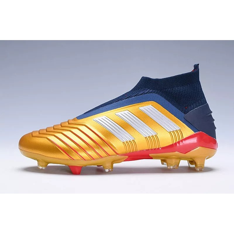 Botas de Fútbol Adidas Predator 19 FG+DBZZ Unisex Dorado (#35~#46)