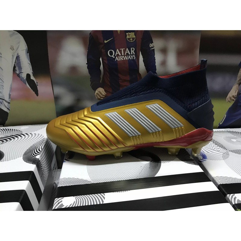 Botas de Fútbol Adidas Predator 19 FG+DBZZ Unisex Dorado (#35~#46)