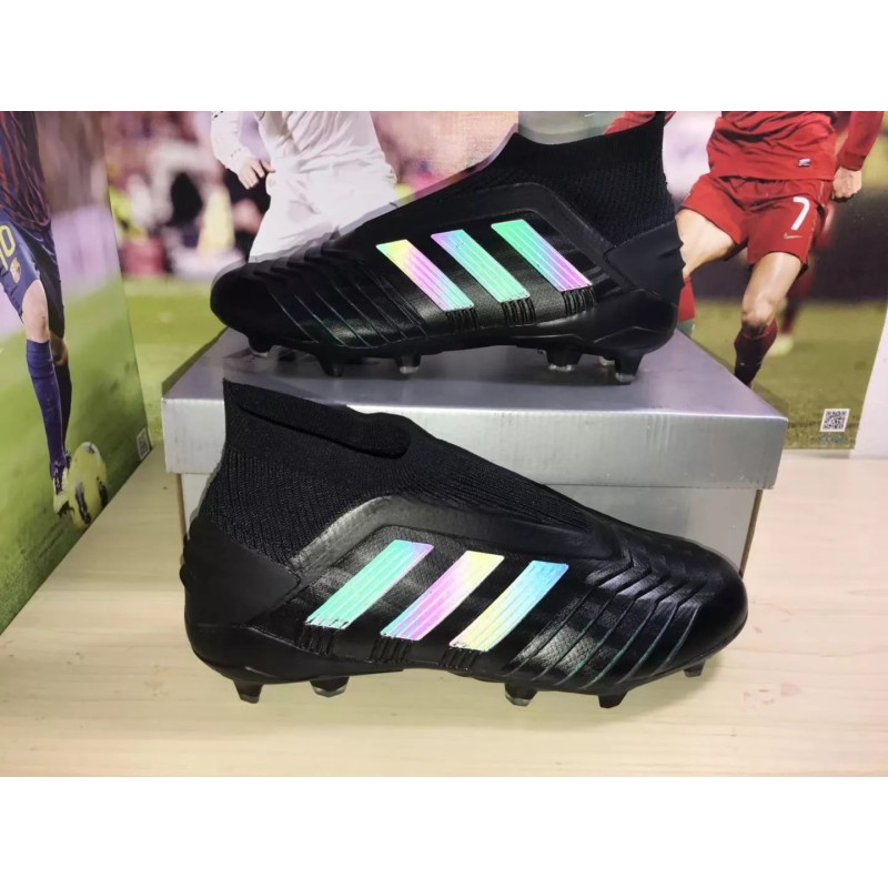 Botas de Fútbol Adidas Predator 19 FG Unisex Negro Puro (#35~#46)