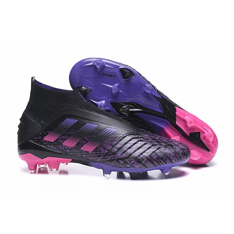 Botas de Fútbol Adidas Predator 19 FG Unisex Blanco&Púrpura (#36~#45)
