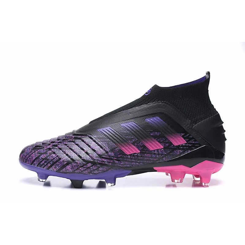 Botas de Fútbol Adidas Predator 19 FG Unisex Blanco&Púrpura (#36~#45)