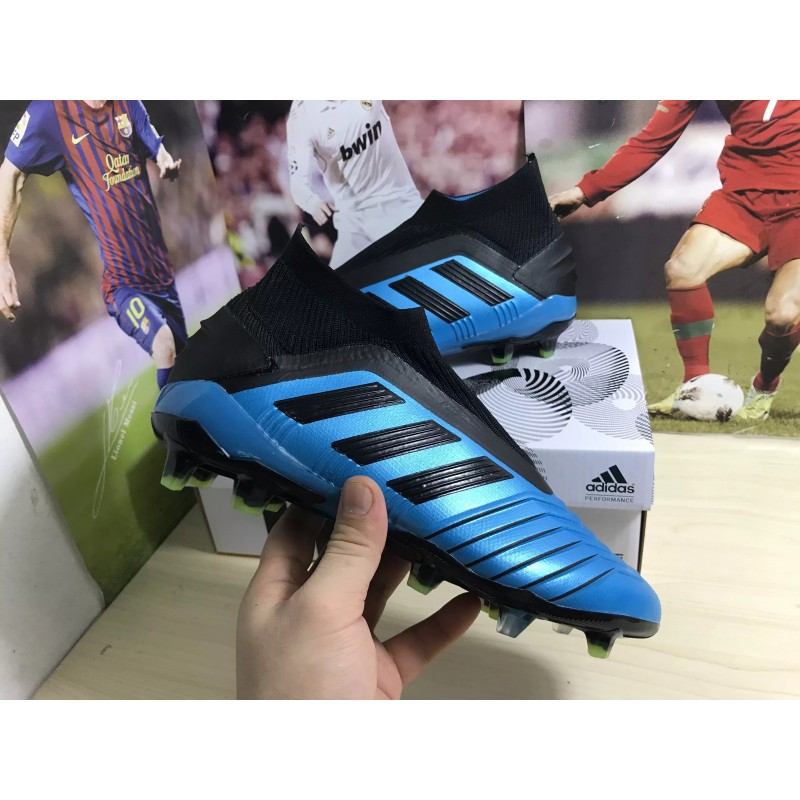 Botas de Fútbol Adidas Predator 19 FG Unisex Azul (#36~#45)