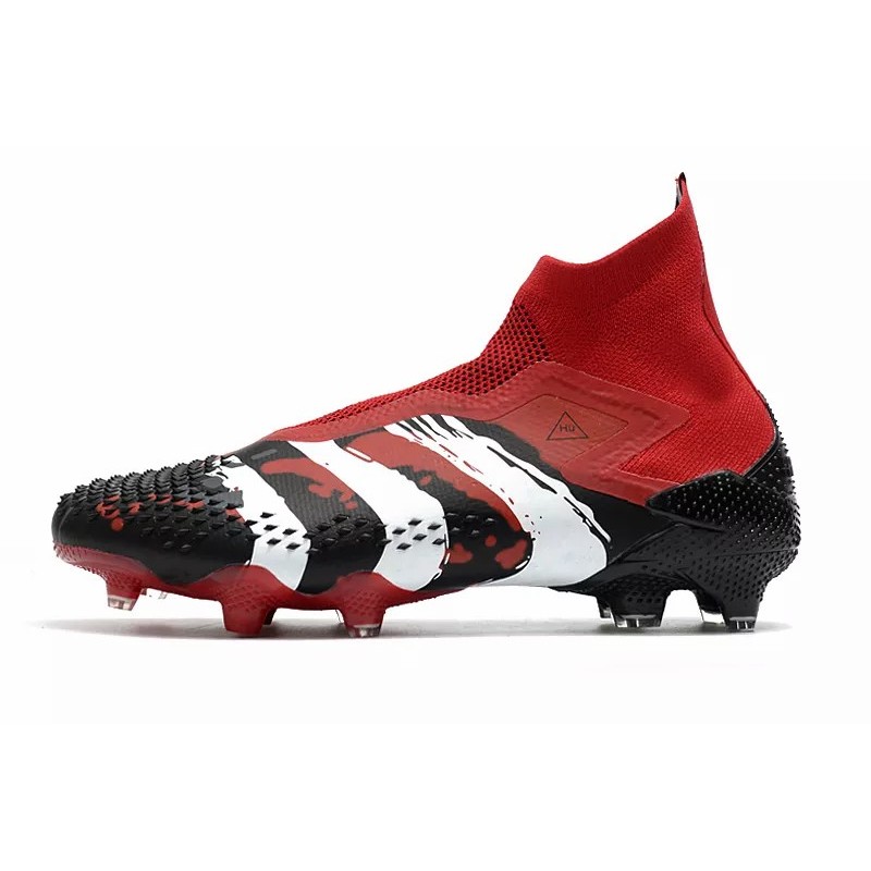 Botas de Fútbol Adidas Predator Mutator 20 FG Human Race Unisex Negro&Rojo&Blanco (#36~#45)